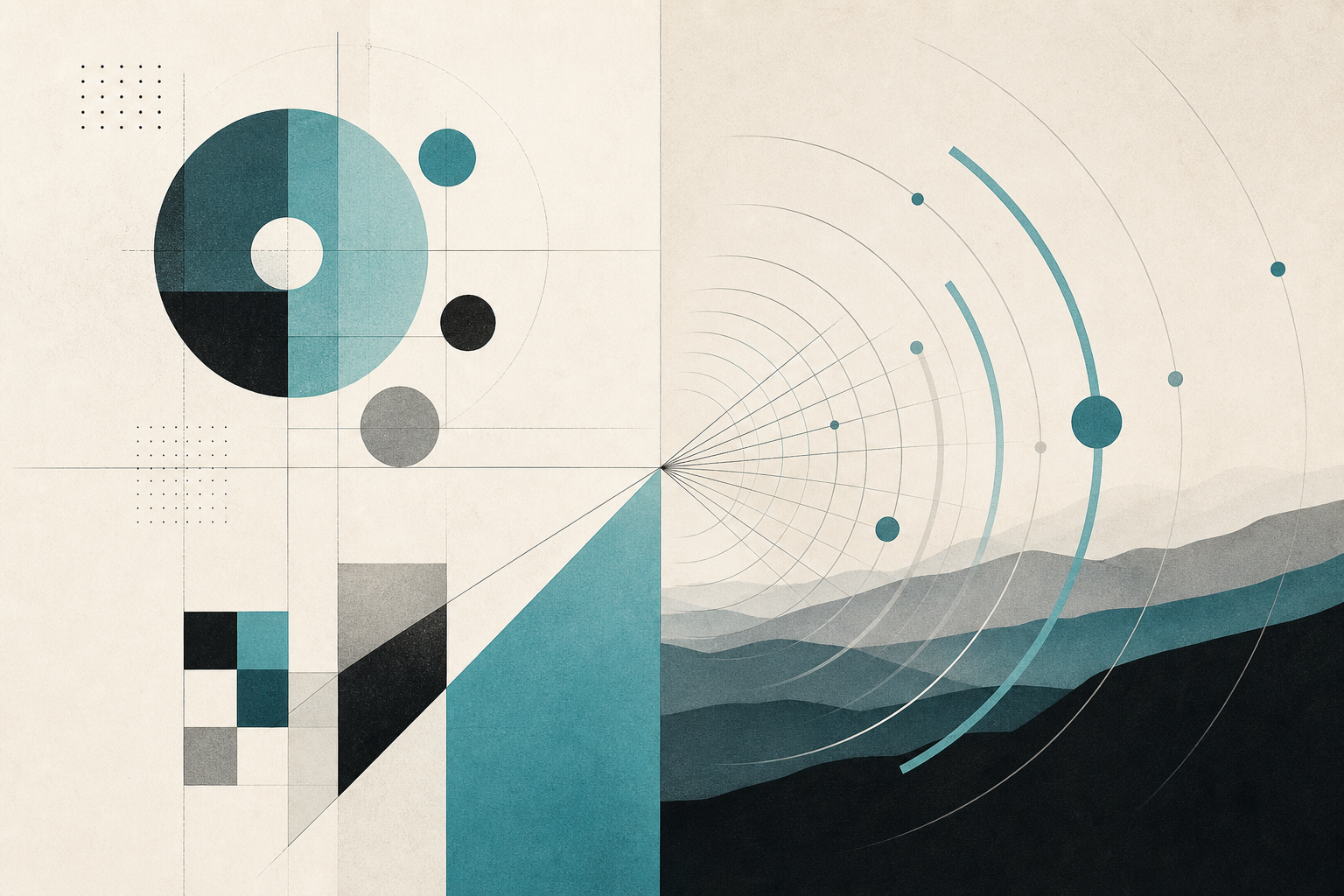 Abstract visualization of brand signal development and market positioning