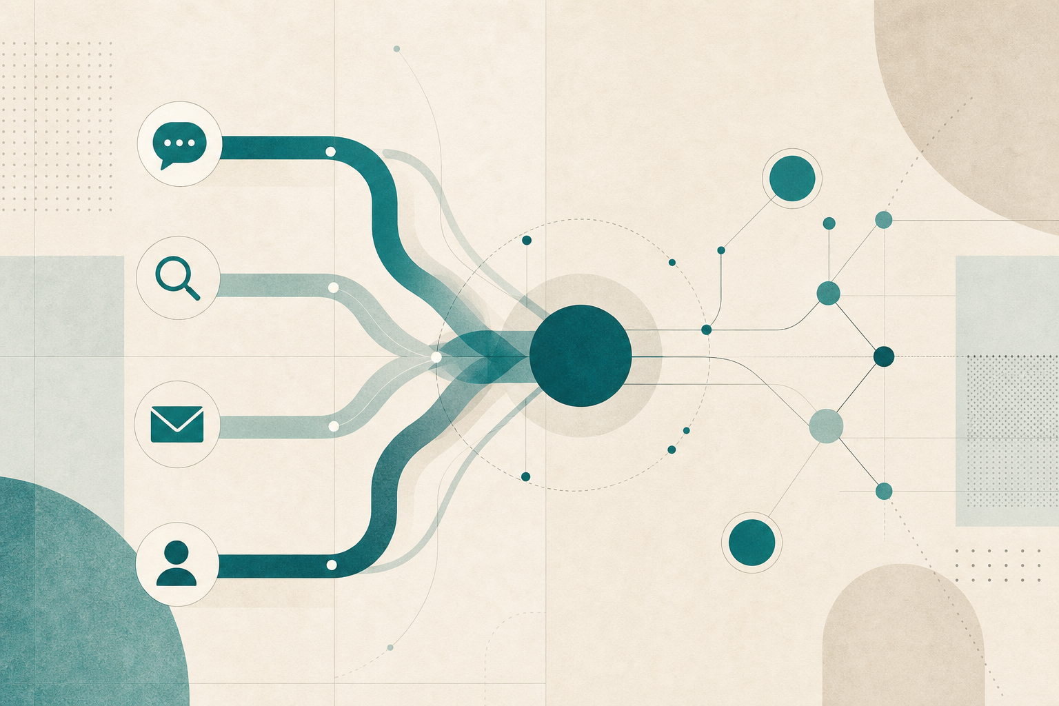 Abstract visualization of multi-channel campaign orchestration